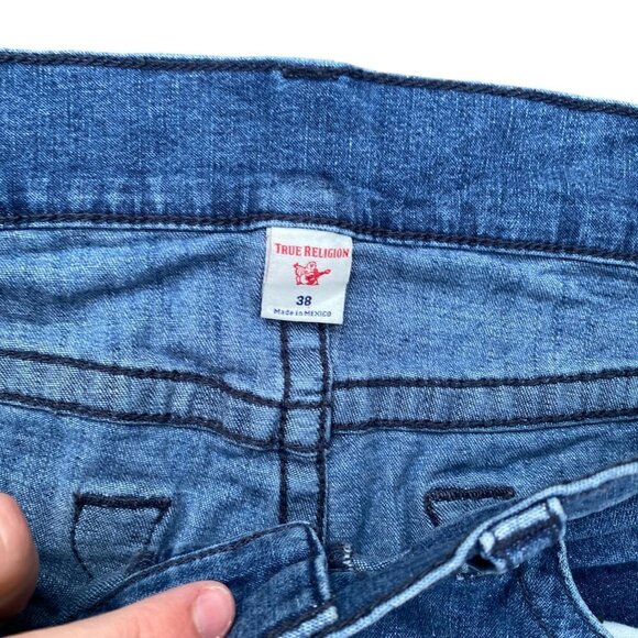 True Religion Jeans Size 38 RICKY RELAXED STRAIGHT Blue - Picture 5 of 6